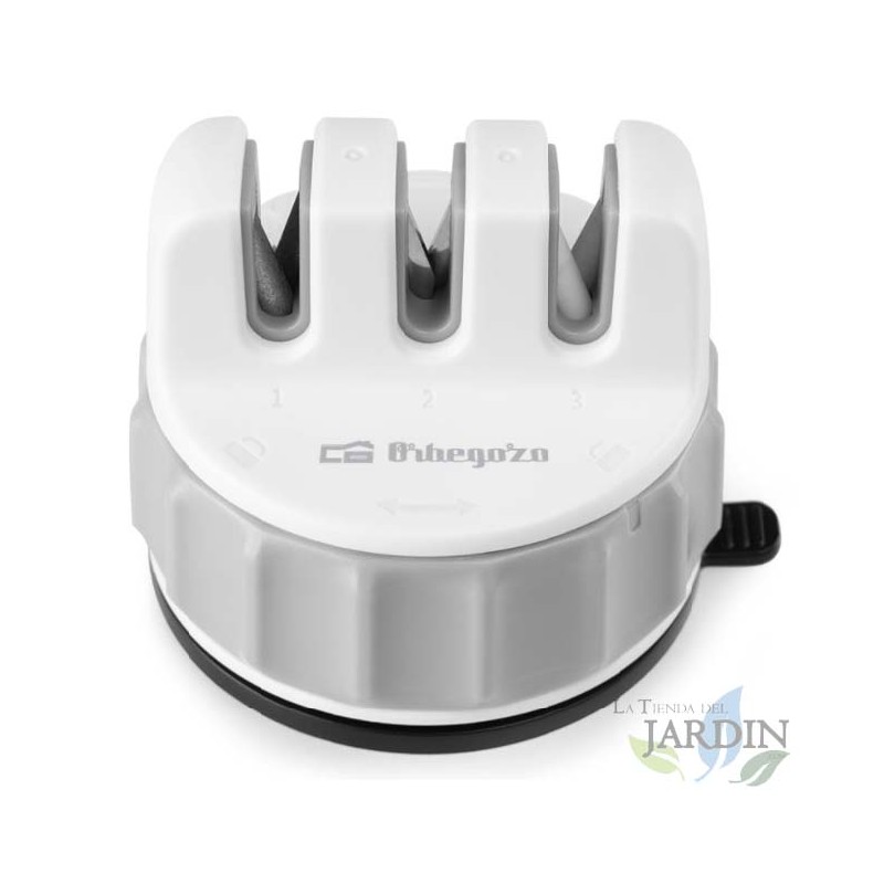 Orbegozo manual knife sharpener. Orbegozo manual knife sharpener.