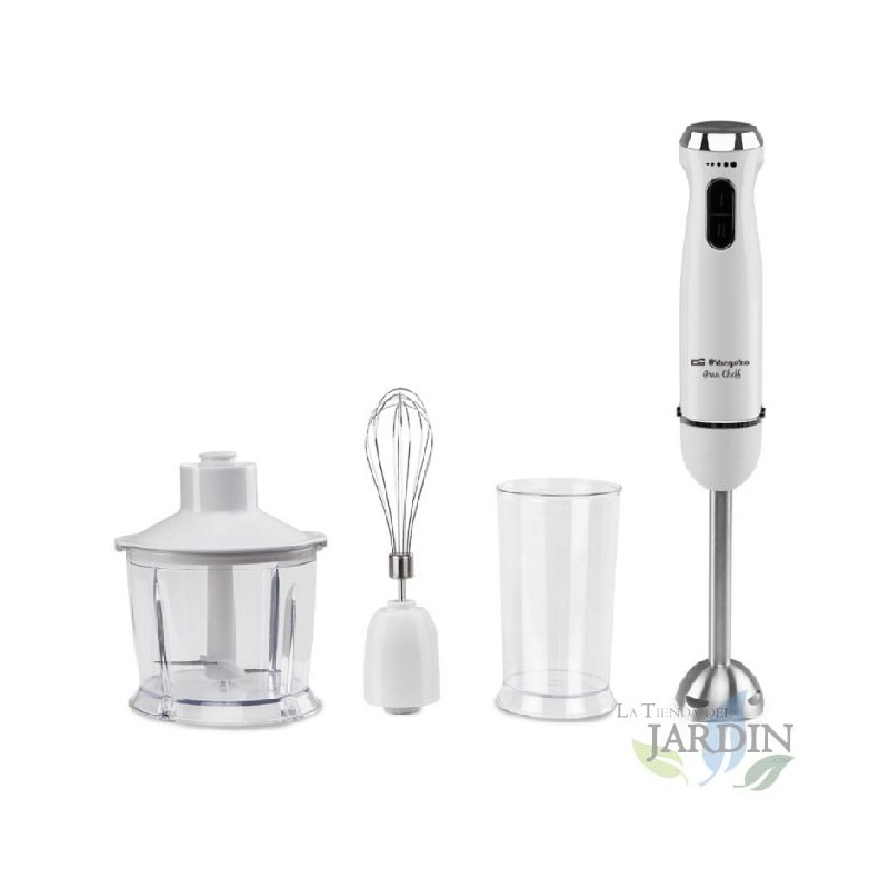Frullatore a immersione Orbegozo + Accessori. 1000 W.