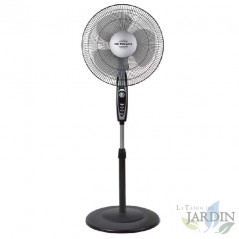 Ventilador de pie Orbegozo, 3 velocidades de ventilación, Temporizador.