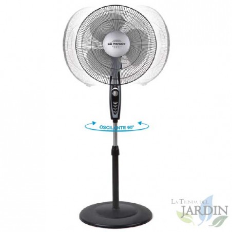 Ventilador de Pie Orbegozo, 3 Velocidades de Ventilación, Temporizador | Ventilador de Pie | Aire Fresco