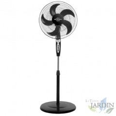 Ventilador de pie Orbegozo, 3 velocidades, mando a distancia, 60W.