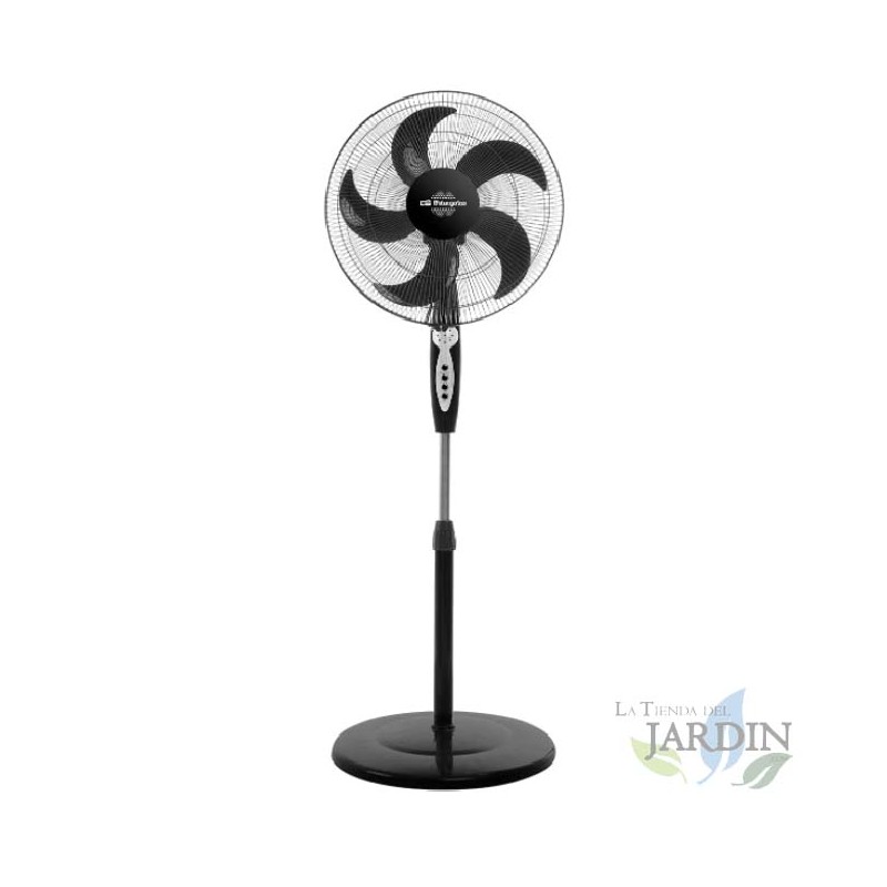 Ventilatore da pavimento Orbegozo, 3 velocità, telecomando, 60W.