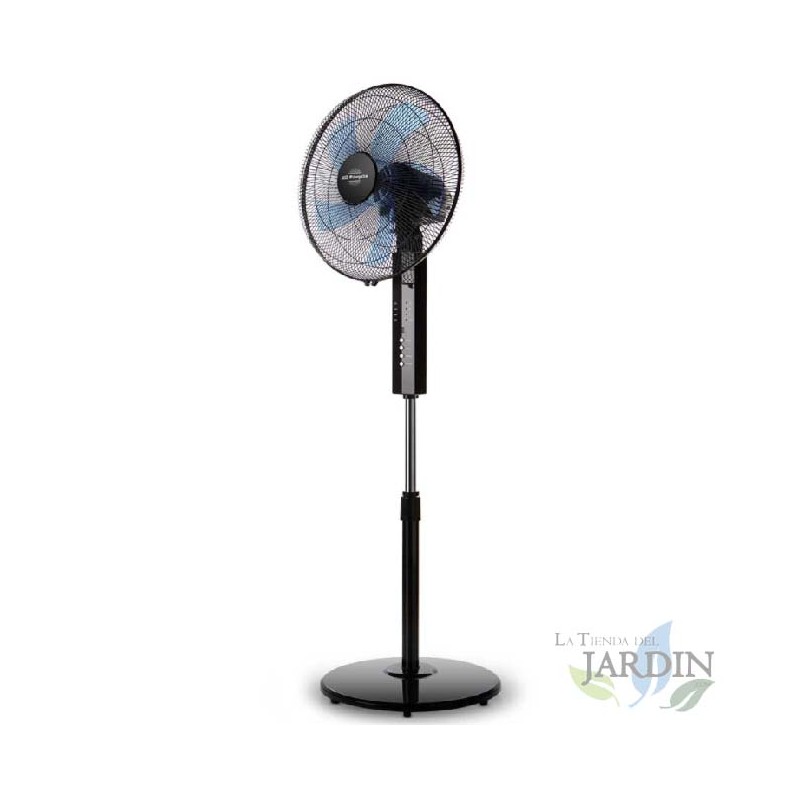 Ventilador de pie Orbegozo SF0244 55W, mando a distancia, 3 velocidades