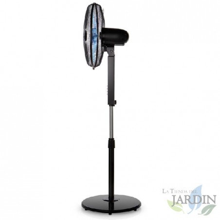 Ventilador de pie Orbegozo SF0244 55W, mando a distancia, 3 velocidades