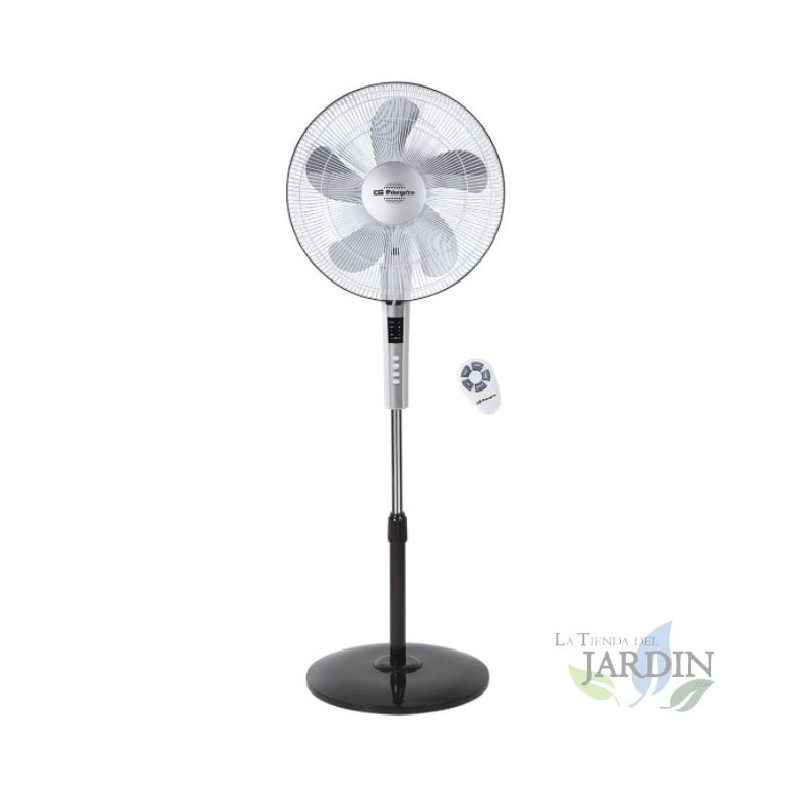 Ventilatore Orbegozo 2 in 1 (da tavolo e da pavimento), 3 velocità, 65 W.