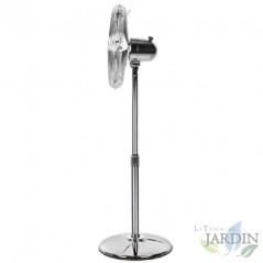  Orbegozo Design Bodenventilator, 60 W, Silber, höhenverstellbar, oszillierend, 60 W.
