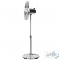 Ventilateur sur pied Orbegozo SF3345 Design 60W, Argent, hauteur réglable, oscillant Ventilateur sur pied Orbegozo SF3345 Design 60W, Argent, hauteur réglable, oscillant