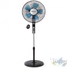 Leiser Standventilator von Orbegozo mit Fernbedienung. 2 Geschwindigkeiten + Turbo + Leise.