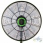 Ventilador de pie silencioso Orbegozo, mando a distancia, 18 aspas. Negro y verde.