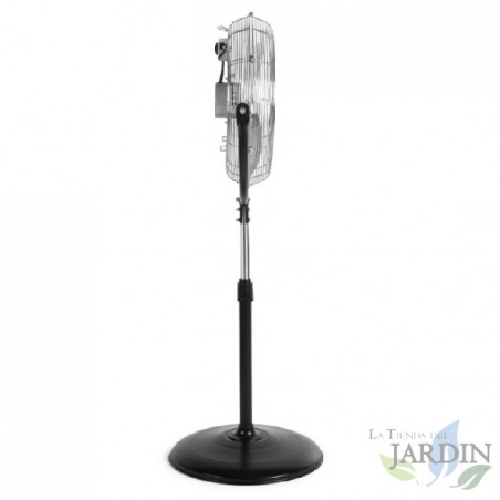 Ventilador de piso industrial Orbegozo, pás de metal, 3 velocidades, 135 W | Ventilador industrial | Ar fresco