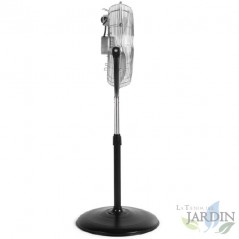  Orbegozo Industrie-Standventilator, 3 Geschwindigkeiten, 155 W, Schwarz und Silber.