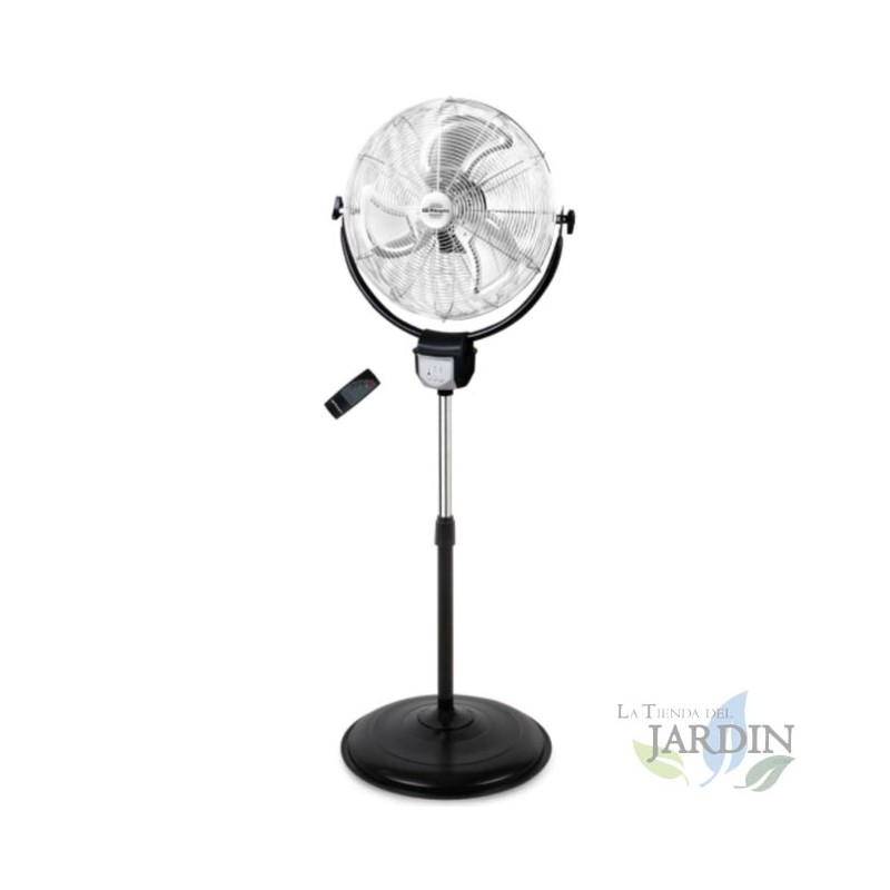 Ventilador industrial 2 em 1 Orbegozo (de pé e de parede), função oscilante, controle remoto, 120 W | Fresh Air