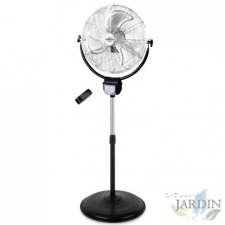 Ventilador industrial 2 em 1 Orbegozo (de pé e de parede), função oscilante, controle remoto, 120 W | Fresh Air