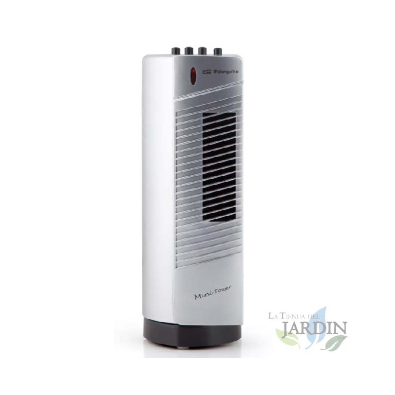 Ventilador de torre Orbegozo Mini, 30 W, cinza e preto | Ventilador compacto | Ar fresco Ventilador de torre Orbegozo Mini, 30 W, cinza e preto | Ventilador compacto | Ar fresco