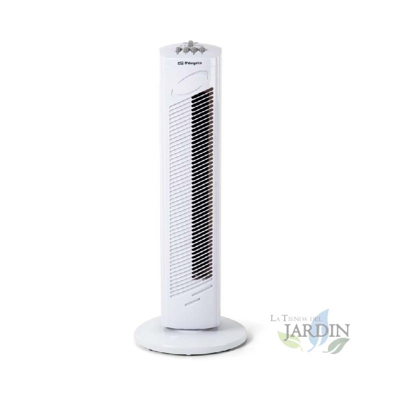 Ventilateur colonne oscillant Orbegozo TW0745, 3 vitesses, minuterie, silencieux, poignée de transport, 45W