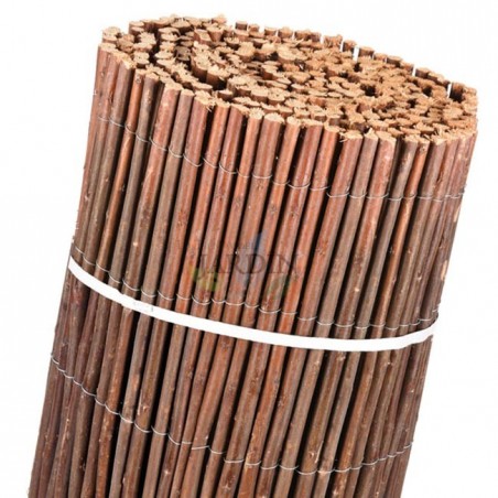 Dicker Naturweidenzaun 1,5 x 5 m, 85 % Verdeckung, nützlich zum Beschatten oder Abgrenzen Ihres Gartens