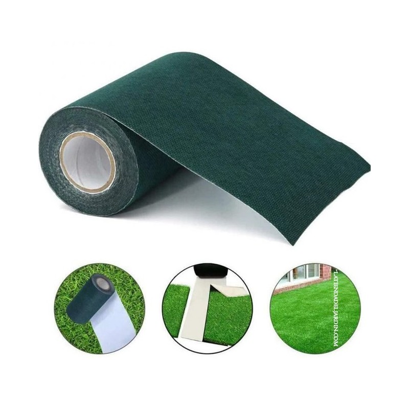 Fita de grama artificial 15 cm x 5 m | Fita de junção para grama artificial e carpetes em ambientes internos e externos