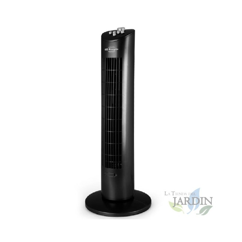 Orbegozo tower fan with timer, scent tray, 3 speeds, oscillating motion, 60 W.