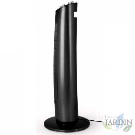 Ventilatore a torre Orbegozo con timer, vassoio per essenze, 3 velocità, movimento oscillante, 60 W.