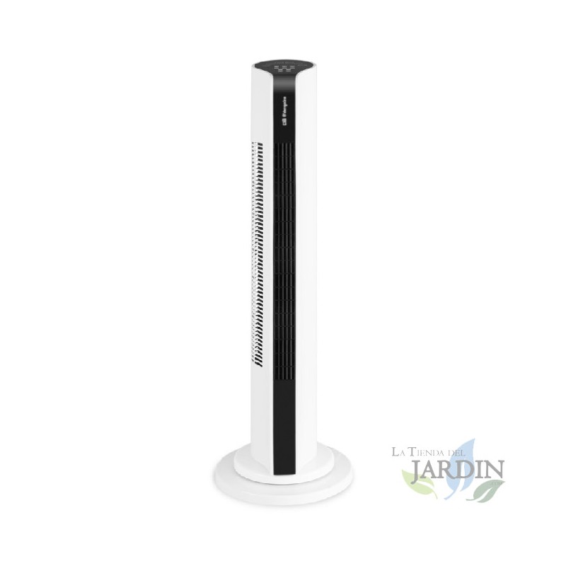 Ventilador de torre Orbegozo, 3 velocidades, painel sensível ao toque, controle remoto, 50 W | Fresh Air Ventilador de torre Orbegozo, 3 velocidades, painel sensível ao toque, controle remoto, 50 W | Fresh Air