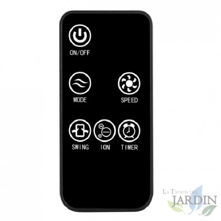 Orbegozo Ionic Tower Fan with Remote Control, 60W, LED Front Panel