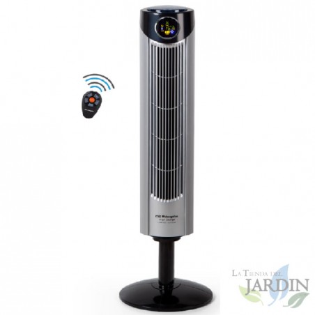 Ventilador de torre iônico Orbegozo, controle remoto, display digital, 3 velocidades, 45 W | Ar fresco