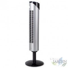 Ventilador de torre iônico Orbegozo, controle remoto, display digital, 3 velocidades, 45 W | Ar fresco