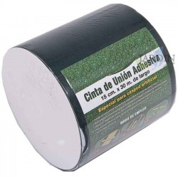 Ruban adhésif pour gazon artificiel un côté 15 cm x 30 mètres | Bande Union intérieure et extérieure pour gazon artificiel
