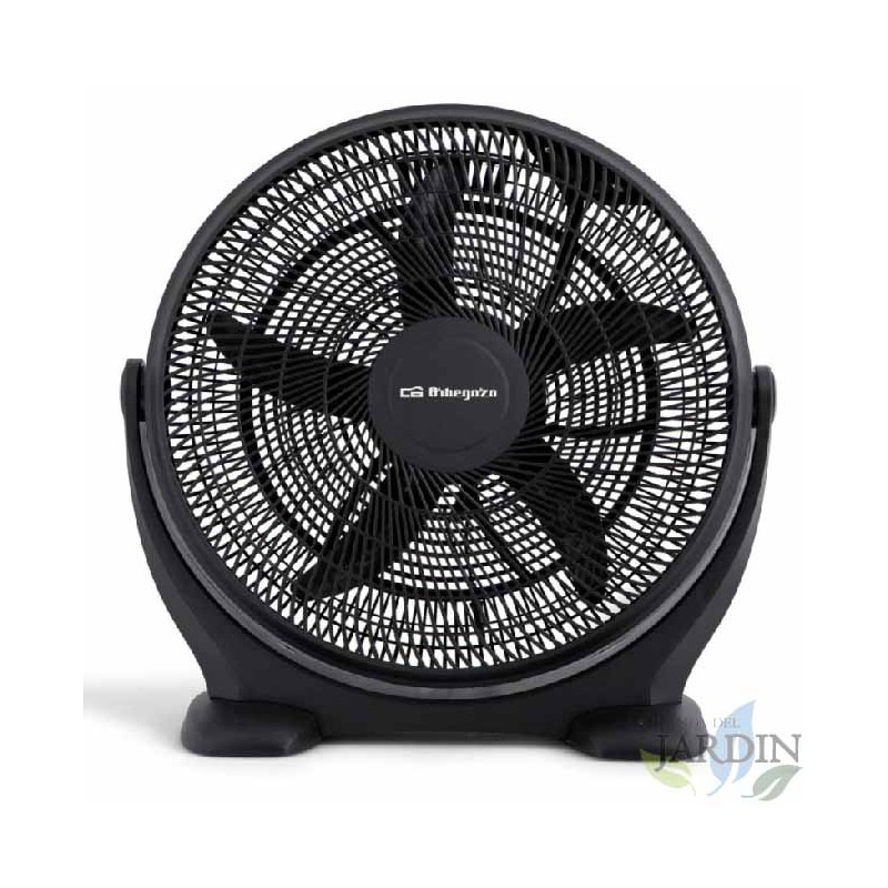 Ventilateur de sol style industriel Orbegozo PWT3061, 3 vitesses, inclinaison réglable, 80W