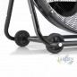 Ventilador industrial Orbegozo, 150 W, 3 velocidades, diámetro hélice 60 cm, ruedas para transporte, Negro.