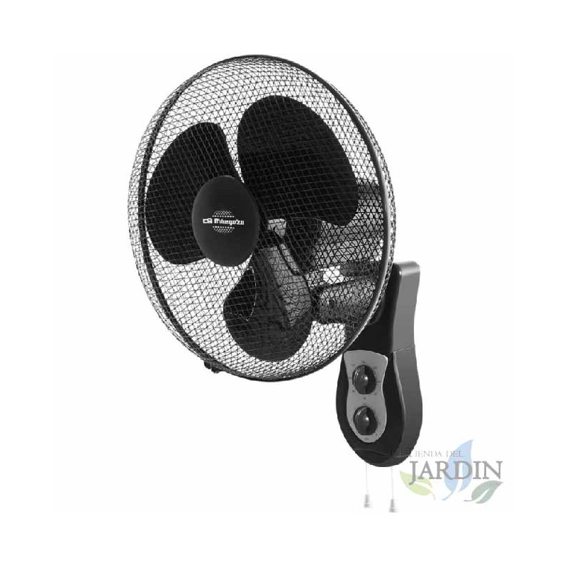 Ventilador de parede Orbegozo, oscilante, 3 velocidades, temporizador, 40 cm, 40 W | Ventilador de parede Ventilador de parede Orbegozo, oscilante, 3 velocidades, temporizador, 40 cm, 40 W | Ventilador de parede