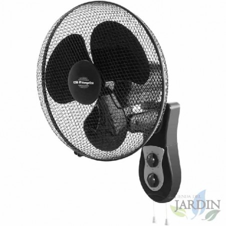Ventilador de parede Orbegozo, oscilante, 3 velocidades, temporizador, 40 cm, 40 W | Ventilador de parede