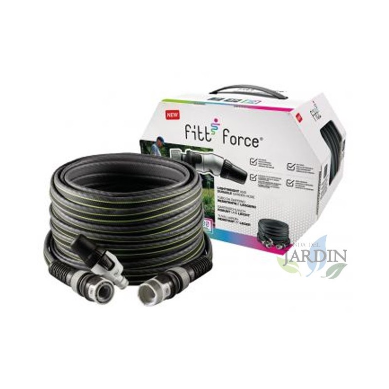 Fitt Force 15mm hose, 15 meters, gray