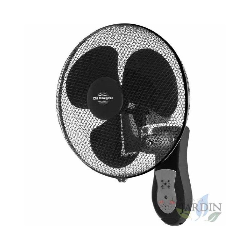 Ventilador de parede Orbegozo, oscilante, 3 modos, controle remoto, 40 cm, 40 W | Ventilador de parede Ventilador de parede Orbegozo, oscilante, 3 modos, controle remoto, 40 cm, 40 W | Ventilador de parede