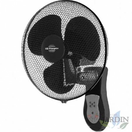 Ventilador de parede Orbegozo, oscilante, 3 modos, controle remoto, 40 cm, 40 W | Ventilador de parede