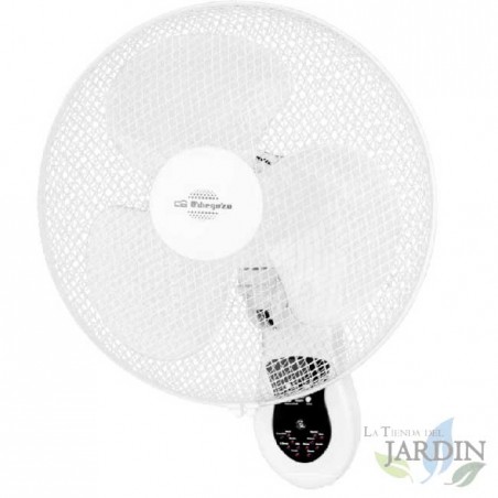 Ventilador de parede Orbegozo, controle remoto, 3 velocidades, 40 W | Ventilador de parede