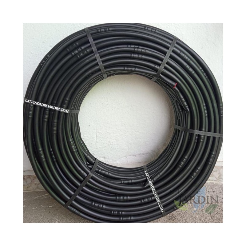 Tuberia riego por goteo 16mm | Tubo con Goteros cada 33 cm | Tuberia goteo 16 mm 100 metros negro Tuberia riego por goteo 16mm | Tubo con Goteros cada 33 cm | Tuberia goteo 16 mm 100 metros negro