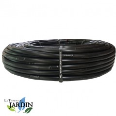 Tuberia riego por goteo 16mm | Tubo con Goteros cada 33 cm | Tuberia goteo 16 mm 100 metros negro
