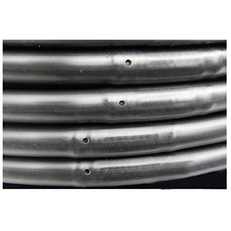 Tubo de irrigação por gotejamento de 16 mm, 50 cm, preto, 100 metros