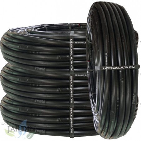 16mm black drip irrigation pipe, drippers every 33 cm, 400 meters