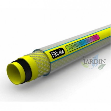 Tuyau d'arrosage de jardin NTS Jaune 15mm et 25 mètres