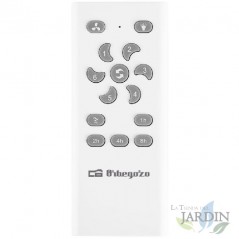 Ventilatore da soffitto con luce LED con telecomando, 35 W, BIANCO [Classe di efficienza energetica A+]