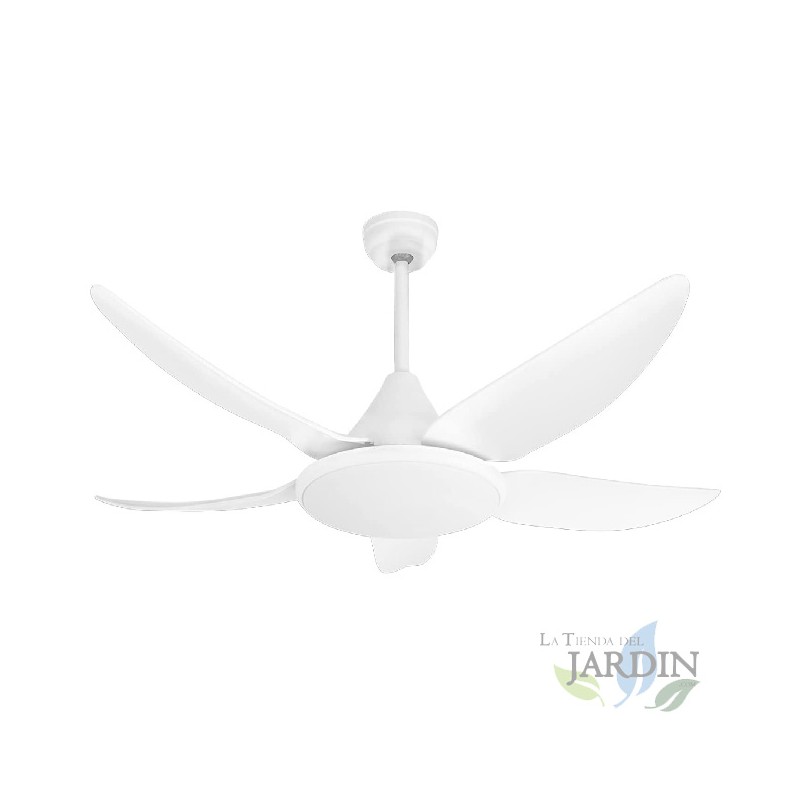 Ventilateur de plafond avec lumière LED avec télécommande, 35W, Blanc A+, CP108120