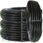 Tubo de irrigação por gotejamento de 16 mm | Tubo com gotejadores a cada 50 cm | Tubo de gotejamento de 16 mm, 400 metros, preto