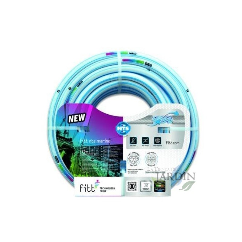 NTS Marineschlauch, 15 mm, 25 Meter, speziell für Meeresumgebungen