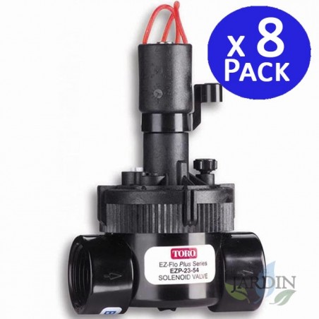 Confezione da 8 elettrovalvole per irrigazione Toro EZ Flo Plus da 1" e 24 V