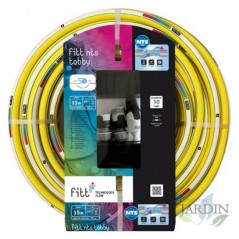 Kit de mangueira de jardim NTS Tobby 15 mm e 15 metros com lança