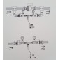 Injecteur de Fertilisant Venturi Réglable 50mm Ø, Filetage Mâle 1 1/2'' pour Tuyaux 50mm, Système de Fertilisation Efficace pour