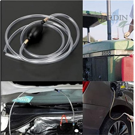 Tubo in vetro trasparente (8x14mm, 100m), PVC, da -20º a +60º per la movimentazione di liquidi, benzina, gasolio, acqua, olio