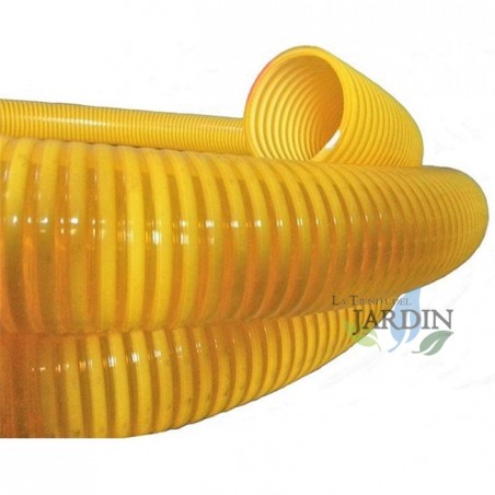 Tubo tecnico Aliflex, interno 25 mm, esterno 31 mm, per aspirazione e mandata di liquidi alimentari.	